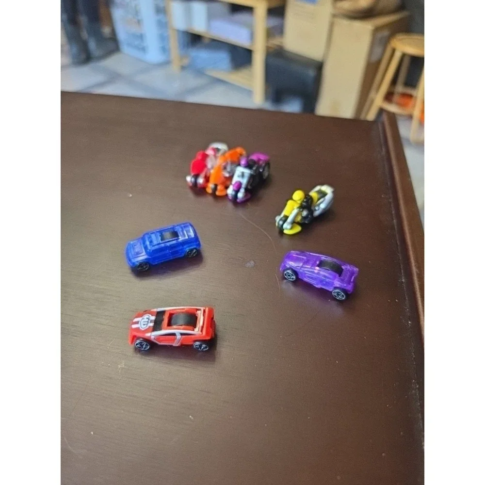 Hot Wheels 2006 Micro Madnetics Verti Thrill‎ Drop Car /Motorcycle Lot Of 7